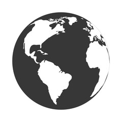Obraz premium world planet earth isolated icon vector illustration design