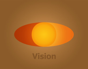 Eye Logo vision abstract design template. Business Technology multi-use logotype concept icon.