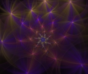 abstract fluffy fractal computer generated image