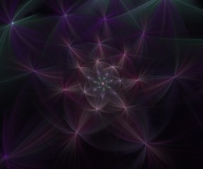 abstract fluffy fractal computer generated image