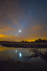 Starry night landscape © Viktar Malyshchyts