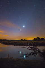 Starry night landscape © Viktar Malyshchyts