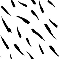 Vector seamless black and white pattern