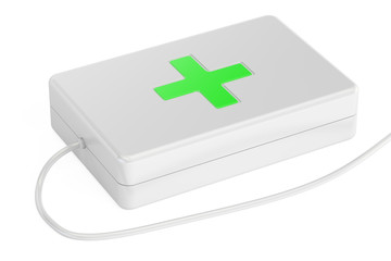 medical care online concept, 3D rendering