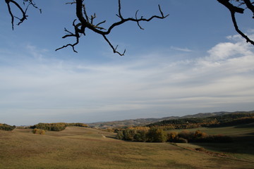 Paysages d'automne dans le Razès,France