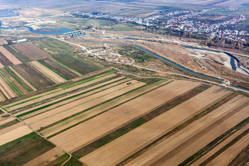 Fototapeta premium Agricultural landscape