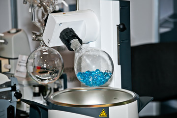 Rotary evaporator in the chemical, pharmaceutical and biotechnology industry