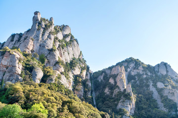 Landscape of mountain Montserrat
