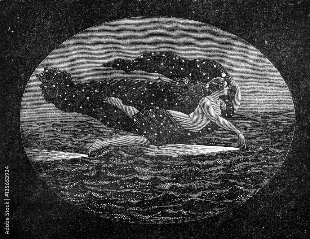 Canvas Prints it is believed see a naiad drag on the airwaves and bring forth