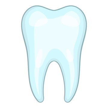 Tooth icon. Cartoon illustration of tooth vector icon for web design