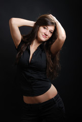 Fototapeta premium Happy teenage girl.