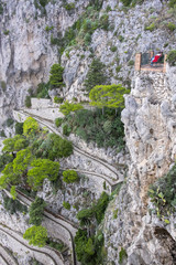 Via Krupp in Capri Italy