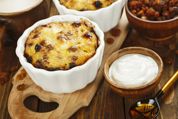 Casserole with cottage cheese