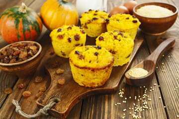 Cakes with  millet