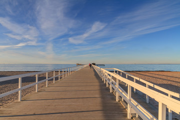 Obraz premium Wodden pier in Malmö