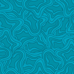 Fototapeta na wymiar Doodled seamless vector pattern from spots. Endless vector background. Hand drawn abstract backdrop