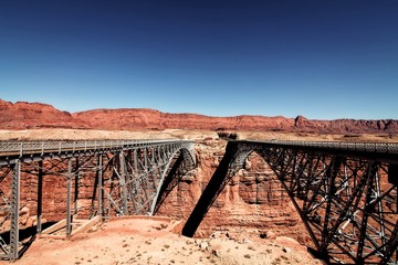 bridge in the desert at Utah, USA