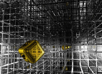 Obraz premium goldwürfel