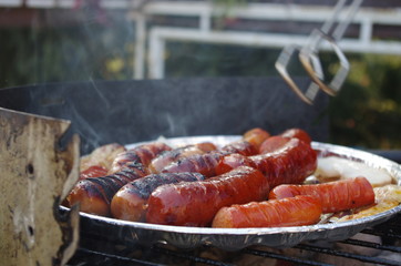 grilled sausages
