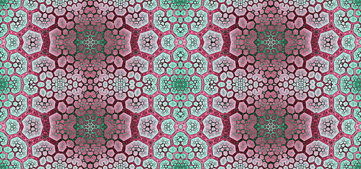     Abstract fractal high resolution seamless pattern background ideal for carpets, tapestries, fabric and wallpapers with a detailed branching interconnected pattern 
