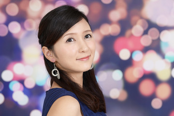 Fototapeta premium 微笑む女性