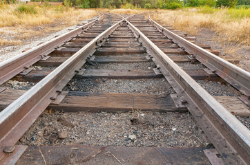 Fototapeta premium Converging Tracks 2