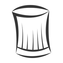 chef hat uniform isolated icon vector illustration design