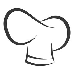 chef hat uniform isolated icon vector illustration design