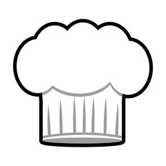 chef hat uniform isolated icon vector illustration design