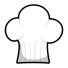 chef hat uniform isolated icon vector illustration design