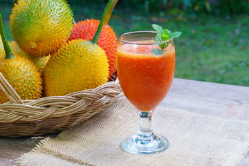 Gac Fruit juice
