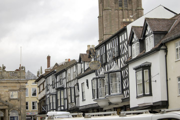 Row of Tudor Style Buildings 