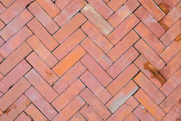 Background of old vintage brick wall