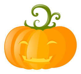 Halloween theme with jack-o-lantern