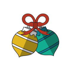 sphere icon. Christmas season decoration and celebration theme. Isolated design. Vector illustration