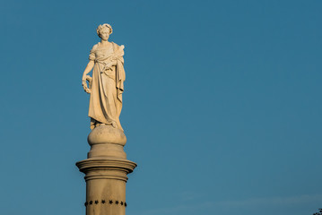 Obraz premium Statue on the Soldiers' National Monument in Gettysburg