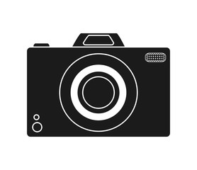 Camera device icon. Gadget technology and photography theme. Isolated design. Vector illustration