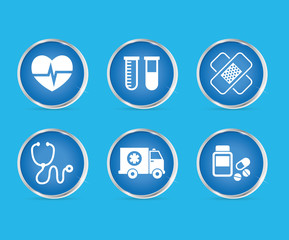 Medical healthcare service icon vector illustration graphic design