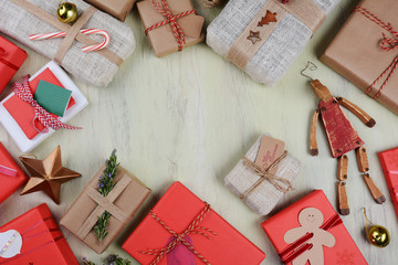 Christmas Gifts with Copy Space