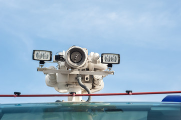 water cannon to put out airplane fires