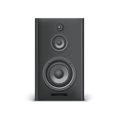 Obraz premium Black sound speaker