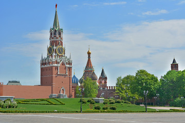 Fototapeta premium Moscow. Spasskaya tower of the Kremlin