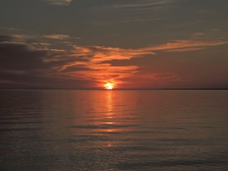 Obraz premium sunset on the bay