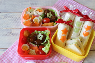 サンドウィッチ弁当