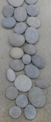 Fototapeta na wymiar zen like concepts.-set of pile of stones 