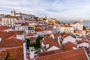 Fototapeta na wymiar Beautiful historical city lisbon, portugal