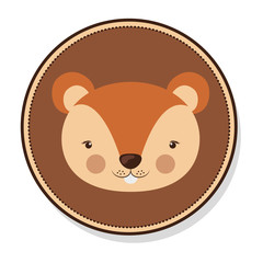 Little animal concept about cute squirrel design. vector illustration 