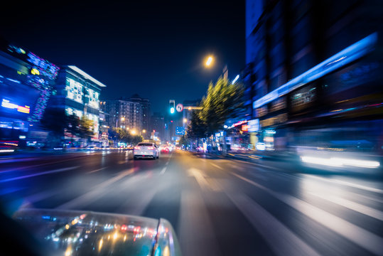 urban traffic street in city of China.