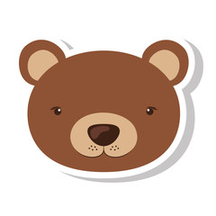 Little animal concept about cute bear design. vector illustration 