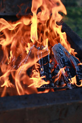 Obraz premium coal and fire flame